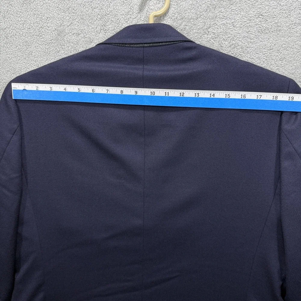 J Crew Ludlow Suit Jacket Mens 42R Blue Italian Flannel Vitale Barberis